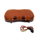 LED Blitzbalken Orange 20 x 0.5W LEDs mit Magnethalterung mit Kabel